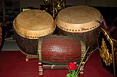 Luang Prabang, Laos - The Royal Ballet, Instrument of traditional Lao music. 